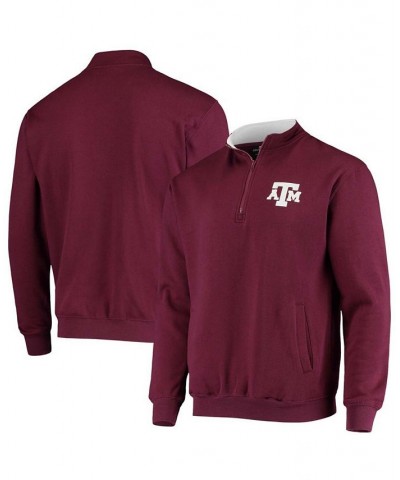 Men's Maroon Texas A M Aggies Tortugas Logo Quarter-Zip Jacket $26.40 Sweatshirt