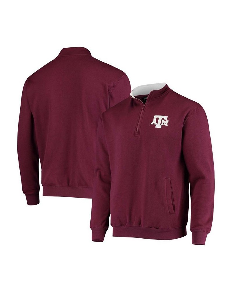 Men's Maroon Texas A M Aggies Tortugas Logo Quarter-Zip Jacket $26.40 Sweatshirt