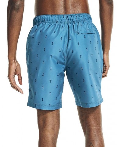 Men's Quick-Dry Anchor-Print 8" Swim Trunks PD06 $20.44 Swimsuits