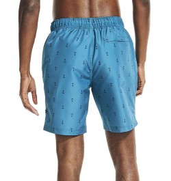 Men's Quick-Dry Anchor-Print 8" Swim Trunks PD06 $20.44 Swimsuits