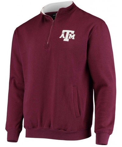 Men's Maroon Texas A M Aggies Tortugas Logo Quarter-Zip Jacket $26.40 Sweatshirt