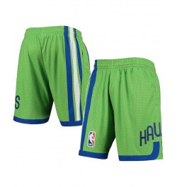 Men's Green Atlanta Hawks 1970-71 Hardwood Classics Swingman Shorts $45.00 Shorts