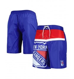 Men's Blue New York Rangers Sea Wind Swim Trunks $26.04 Swimsuits