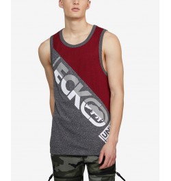 Men's A Town Down Tank Top Red $21.12 T-Shirts