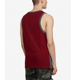 Men's A Town Down Tank Top Red $21.12 T-Shirts