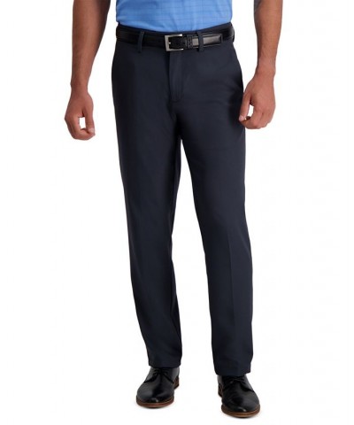 Men's Cool 18 Pro Straight-Fit 4-Way Stretch Moisture-Wicking Non-Iron Dress Pants Blue $22.55 Pants