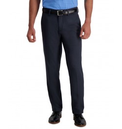 Men's Cool 18 Pro Straight-Fit 4-Way Stretch Moisture-Wicking Non-Iron Dress Pants Blue $22.55 Pants