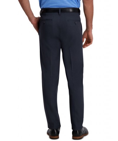 Men's Cool 18 Pro Straight-Fit 4-Way Stretch Moisture-Wicking Non-Iron Dress Pants Blue $22.55 Pants