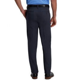 Men's Cool 18 Pro Straight-Fit 4-Way Stretch Moisture-Wicking Non-Iron Dress Pants Blue $22.55 Pants