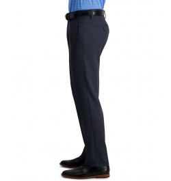 Men's Cool 18 Pro Straight-Fit 4-Way Stretch Moisture-Wicking Non-Iron Dress Pants Blue $22.55 Pants