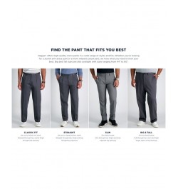 Men's Cool 18 Pro Straight-Fit 4-Way Stretch Moisture-Wicking Non-Iron Dress Pants Blue $22.55 Pants