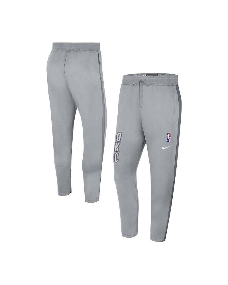 Men's Gray Oklahoma City Thunder 2021/22 City Edition Showtime Performance Pants $44.00 Pants