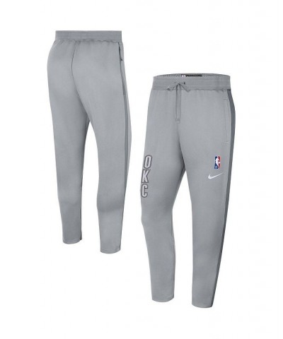 Men's Gray Oklahoma City Thunder 2021/22 City Edition Showtime Performance Pants $44.00 Pants