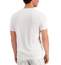 Men's Solid Henley White $10.39 T-Shirts