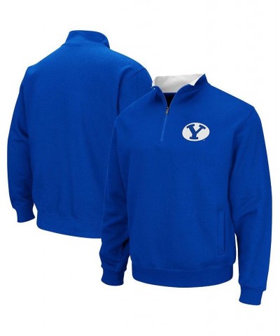 Men's Royal BYU Cougars Tortugas Quarter-Zip Sweatshirt $27.60 Sweatshirt