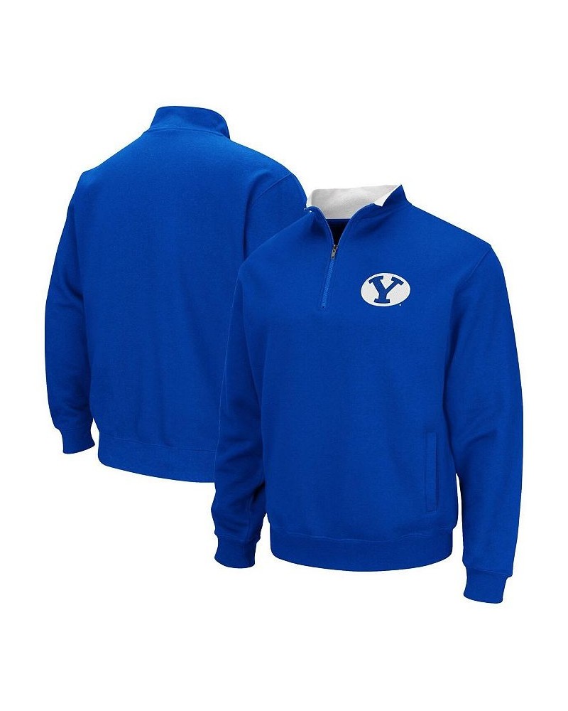 Men's Royal BYU Cougars Tortugas Quarter-Zip Sweatshirt $27.60 Sweatshirt