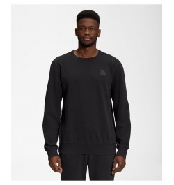 Men's Garment Dye Crew Sweater Black $34.40 Sweatshirt