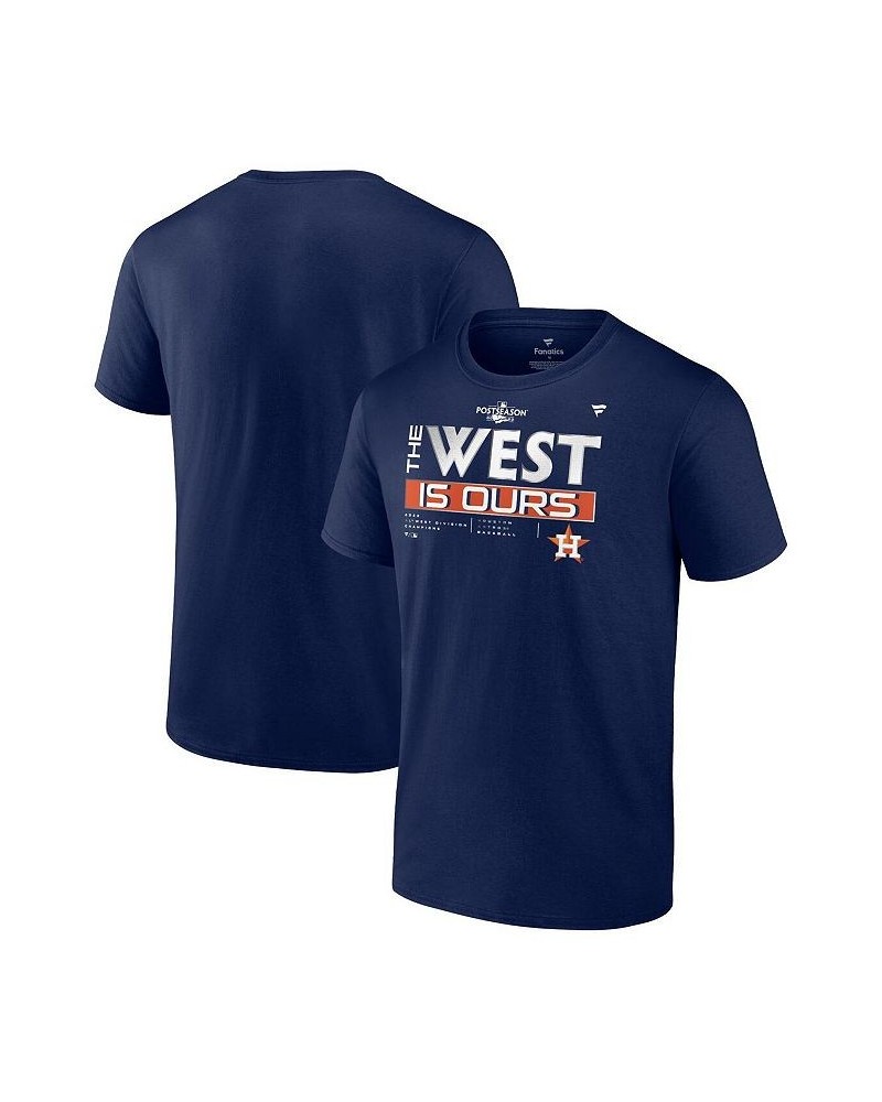 Men's Branded Navy Houston Astros 2022 AL West Division Champions Locker Room T-shirt $27.49 T-Shirts