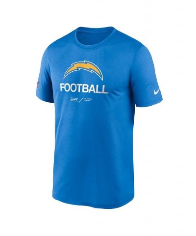 Men's Powder Blue Los Angeles Chargers Infographic Performance T-shirt $27.49 T-Shirts