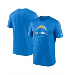 Men's Powder Blue Los Angeles Chargers Infographic Performance T-shirt $27.49 T-Shirts