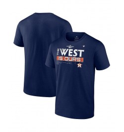 Men's Branded Navy Houston Astros 2022 AL West Division Champions Locker Room T-shirt $27.49 T-Shirts