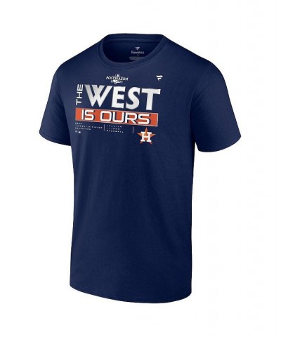 Men's Branded Navy Houston Astros 2022 AL West Division Champions Locker Room T-shirt $27.49 T-Shirts