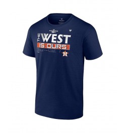 Men's Branded Navy Houston Astros 2022 AL West Division Champions Locker Room T-shirt $27.49 T-Shirts