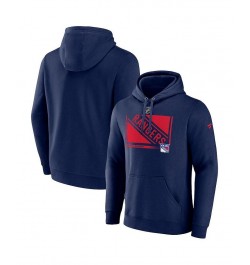 Men's Branded Navy New York Rangers Authentic Pro Core Collection Secondary Pullover Hoodie $30.38 Sweatshirt