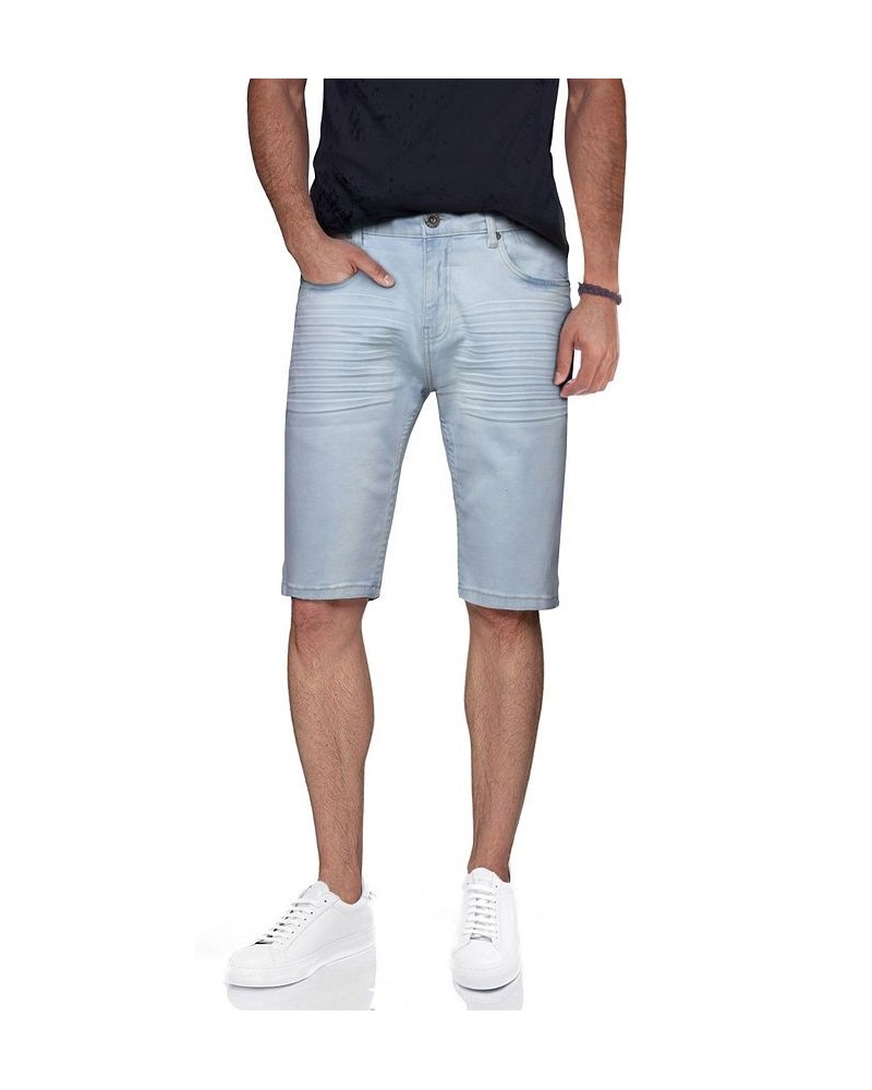 Men's Cultura Stretch Denim Shorts Blue $32.48 Shorts