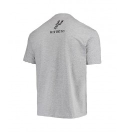 Men's Heathered Gray San Antonio Spurs Since 1973 T-shirt $21.92 T-Shirts