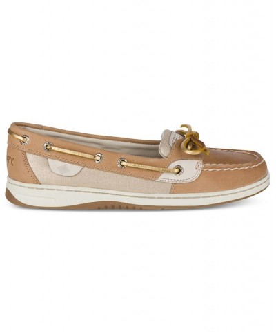 Women's Angelfish Boat Shoe Tan/Beige $38.50 Shoes