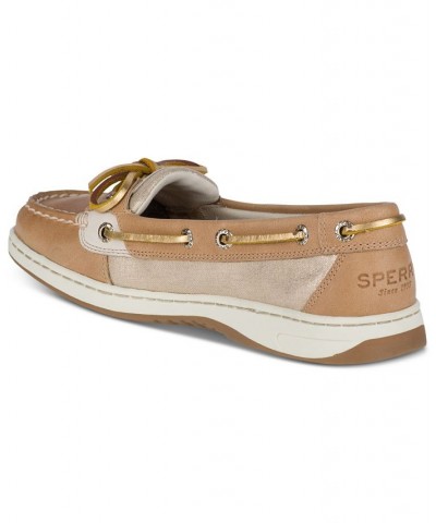 Women's Angelfish Boat Shoe Tan/Beige $38.50 Shoes