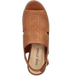 Women's Zelma Heeled Sandals Tan $30.00 Shoes