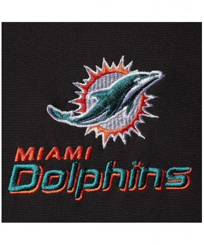 Men's Black, Gray Miami Dolphins Big and Tall Alpha Full-Zip Hoodie Jacket $36.55 Jackets