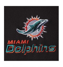 Men's Black, Gray Miami Dolphins Big and Tall Alpha Full-Zip Hoodie Jacket $36.55 Jackets