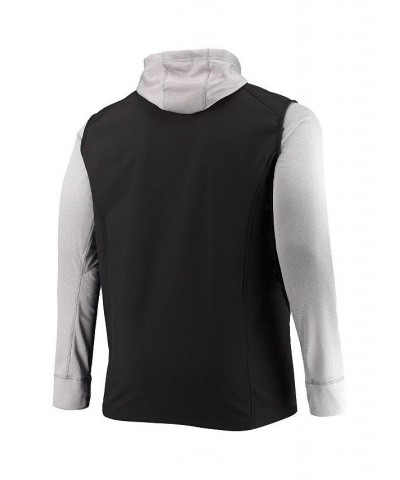 Men's Black, Gray Miami Dolphins Big and Tall Alpha Full-Zip Hoodie Jacket $36.55 Jackets