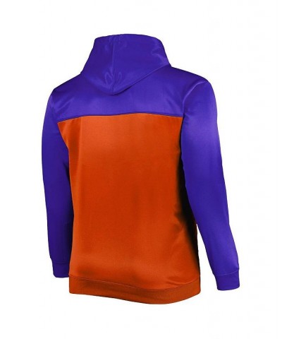 Men's Royal, Orange New York Mets Big and Tall Yoke Full-Zip Hoodie $49.49 Sweatshirt