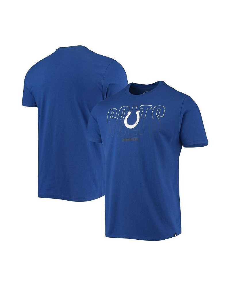 Men's '47 Royal Indianapolis Colts Split Squad Super Rival Team T-shirt $18.24 Sweatshirt