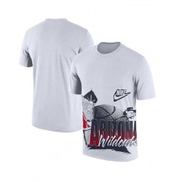 Men's White Arizona Wildcats Basketball 90s Hoop Max T-shirt $18.00 T-Shirts