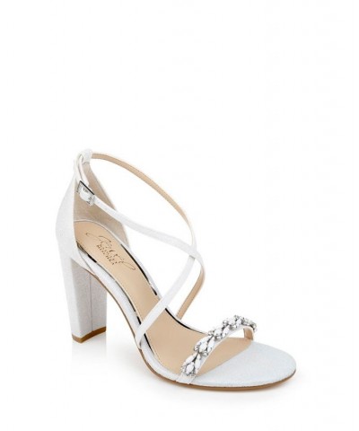 Daphne Evening Sandals White $46.44 Shoes