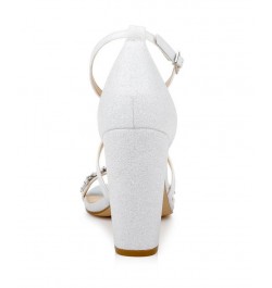 Daphne Evening Sandals White $46.44 Shoes