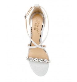 Daphne Evening Sandals White $46.44 Shoes