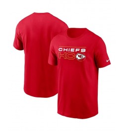 Men's Red Kansas City Chiefs Broadcast Essential T-shirt $15.68 T-Shirts