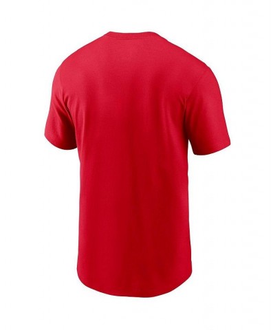 Men's Red Kansas City Chiefs Broadcast Essential T-shirt $15.68 T-Shirts