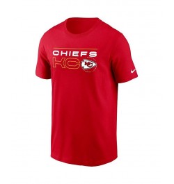 Men's Red Kansas City Chiefs Broadcast Essential T-shirt $15.68 T-Shirts