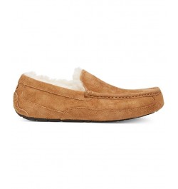 Men's Ascot Moccasin Slippers Brown $40.30 Shoes