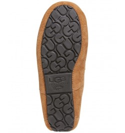 Men's Ascot Moccasin Slippers Brown $40.30 Shoes