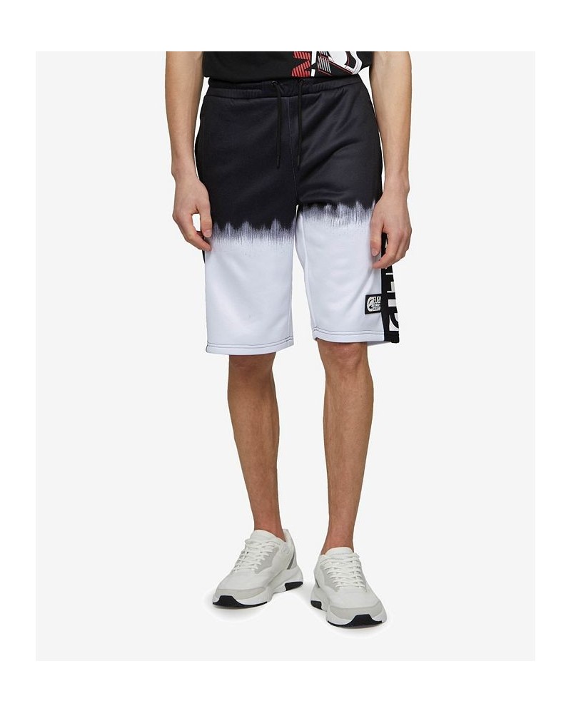 Men's Big and Tall Cleaned Dipped Fleece Drawstring Shorts Black $27.84 Shorts