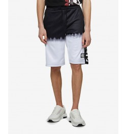 Men's Big and Tall Cleaned Dipped Fleece Drawstring Shorts Black $27.84 Shorts