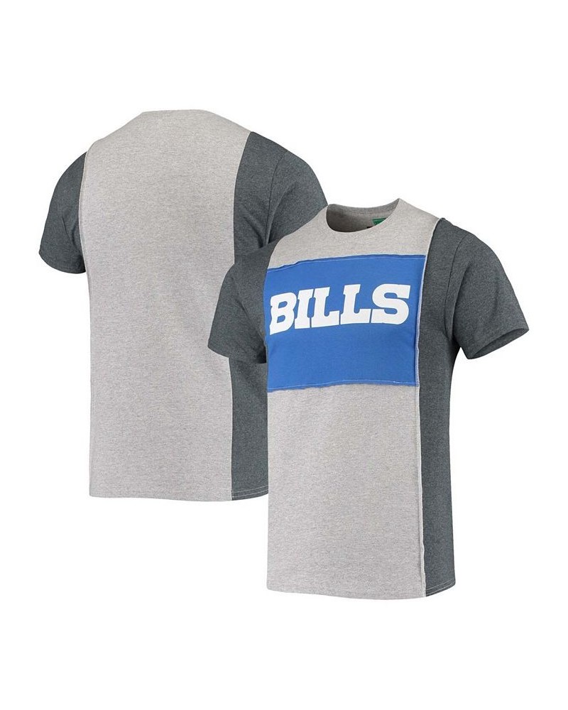 Men's Heathered Gray Buffalo Bills Split T-shirt $23.19 T-Shirts